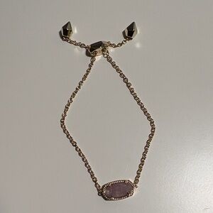 Kendra Scott gold adjustable chain bracelet (Elaina)